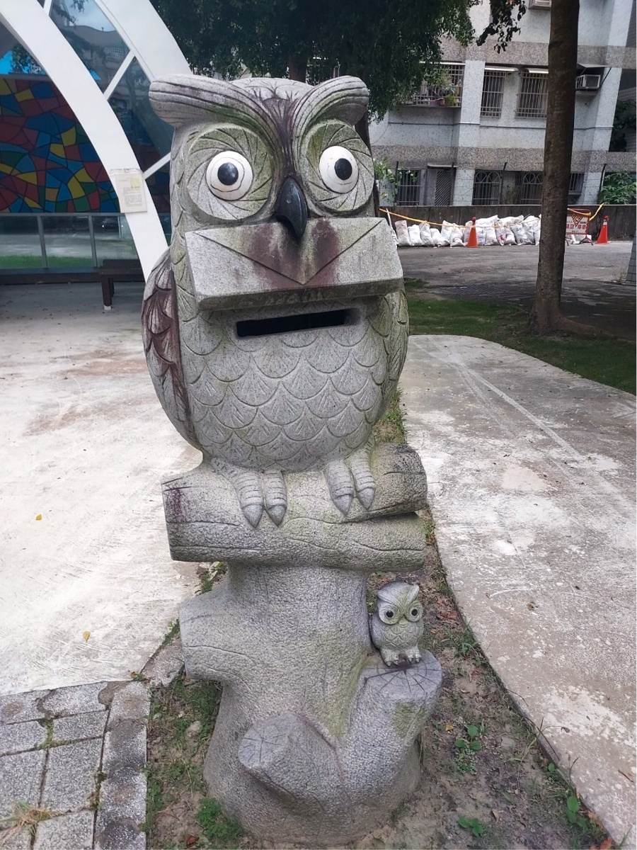 貓頭鷹雕塑3